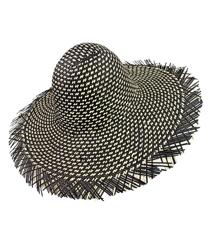 CAPELINE BICOLORE EN FIBRE DE PAPIER