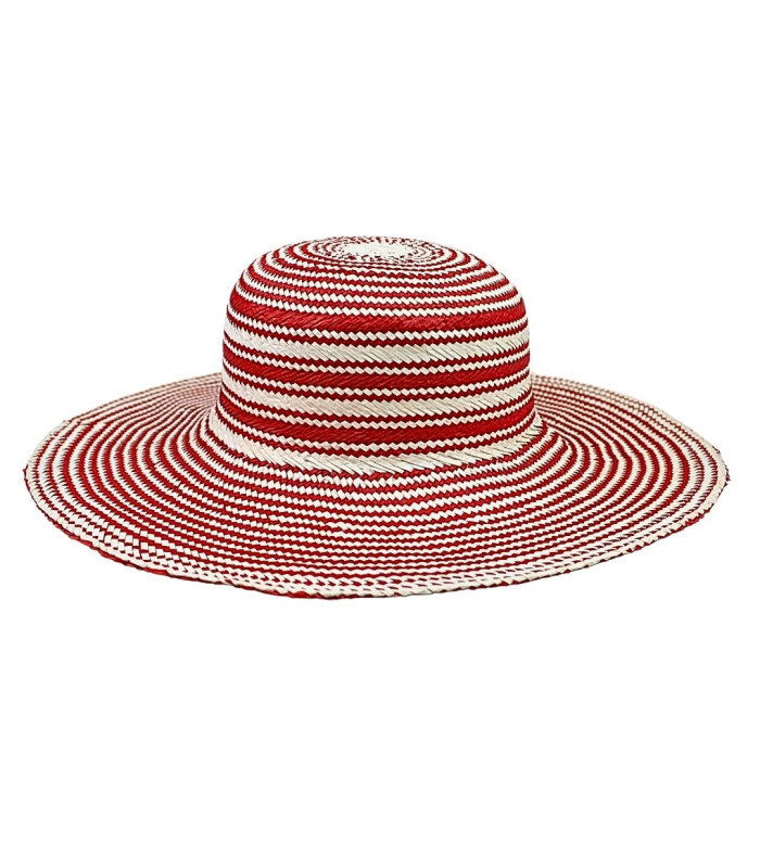 CAPELINE EN FIBRE DE PAPIER AVEC FINITION TRESSÉE