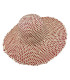 CAPELINE EN FIBRE DE PAPIER AVEC FINITION FRANGÉE