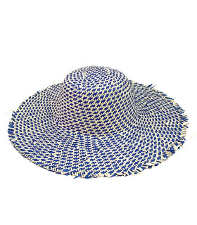 CAPELINE BICOLORE TRESSÉE EN FIBRE DE PAPIER