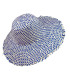 CAPELINE BICOLORE TRESSÉE EN FIBRE DE PAPIER
