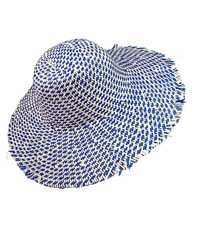 CAPELINE BICOLORE TRESSÉE EN FIBRE DE PAPIER