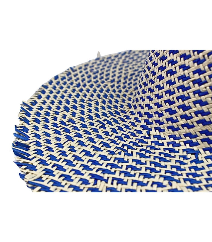 CAPELINE BICOLORE TRESSÉE EN FIBRE DE PAPIER