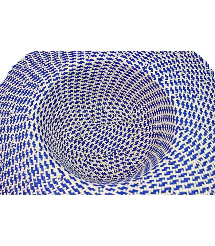 CAPELINE BICOLORE TRESSÉE EN FIBRE DE PAPIER