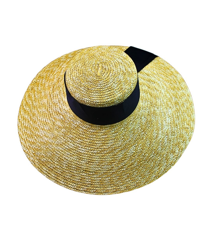 PAMELA EN PAILLE NATURELLE TRESSÉE – AJUSTABLE