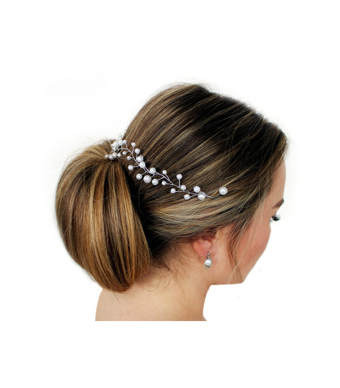 ORNEMENT DE PERLES / SERRE-TÊTE