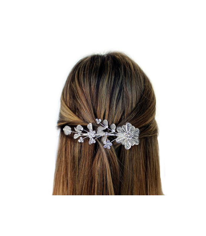 PEIGNE MÉTALLIQUE AVEC STRASS