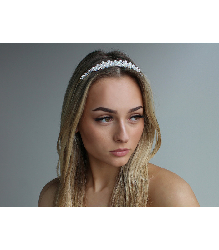 BANDEAU AVEC PERLES ET STRASS