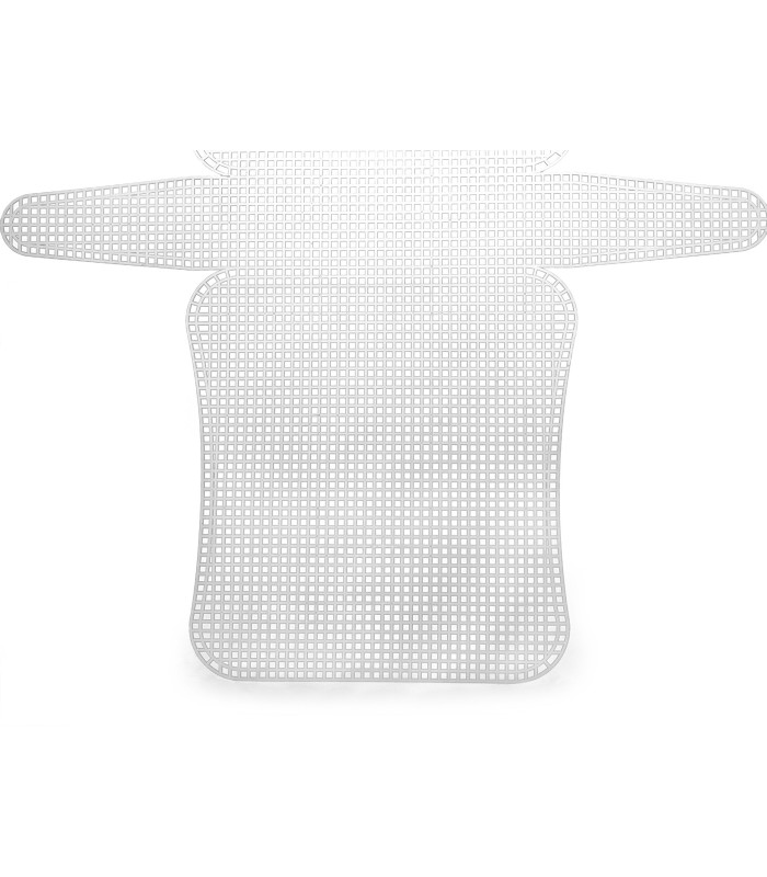 Feuilles de toile de plastique en maille pour la fabrication de sacs et portefeuilles