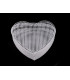 GRILLE EN PLASTIQUE EN FORME DE CŒUR