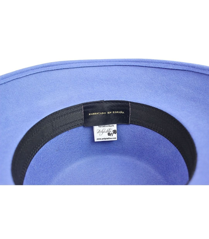 CHAPEAU/PAMELA EN FEUTRE 100% LAINE – AJUSTABLE ET INDÉFORMABLE