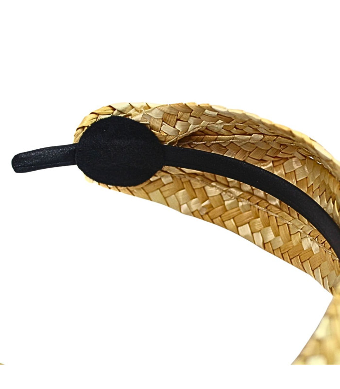Bandeau EN PAILLE NATURELLE "CECILE"