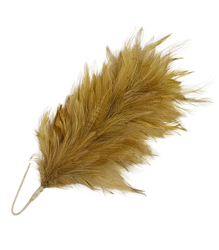 MONTAGE DE PLUMES DE COU DE COQ