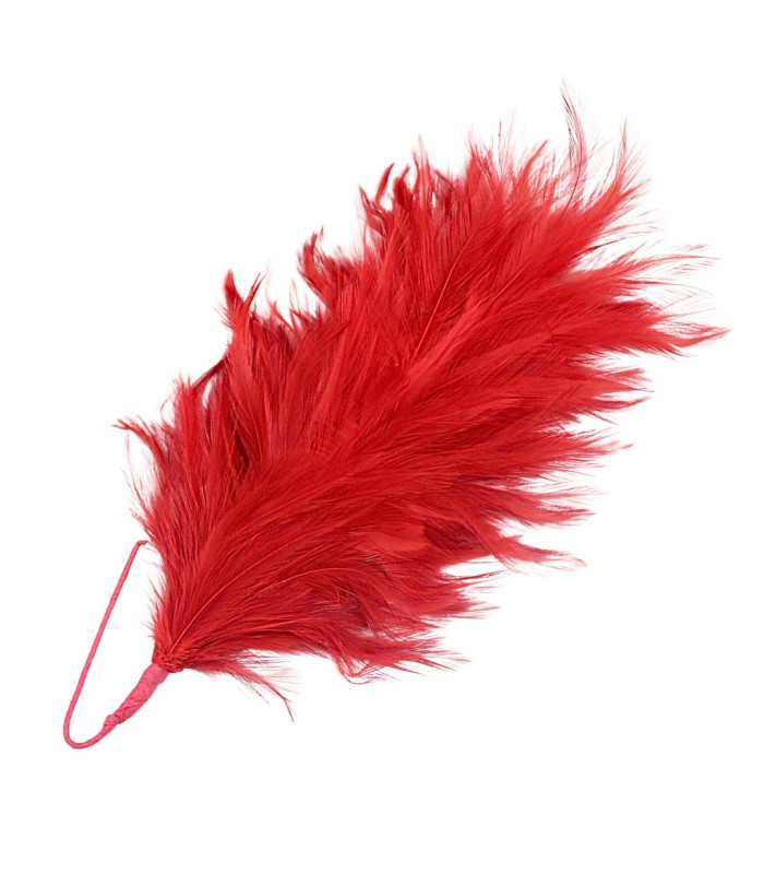 MONTAGE DE PLUMES DE COU DE COQ