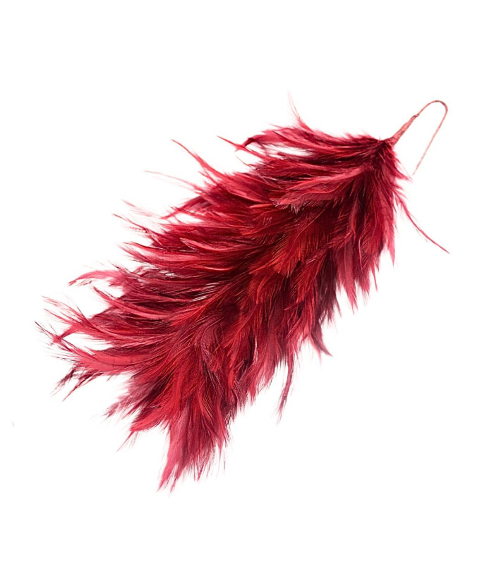 MONTAGE DE PLUMES DE COU DE COQ