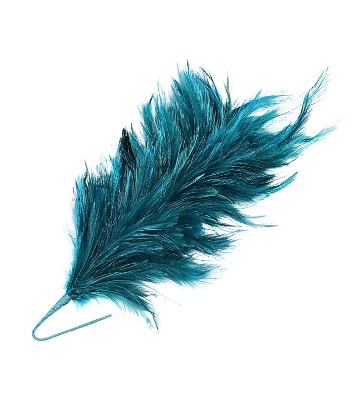 MONTAGE DE PLUMES DE COU DE COQ