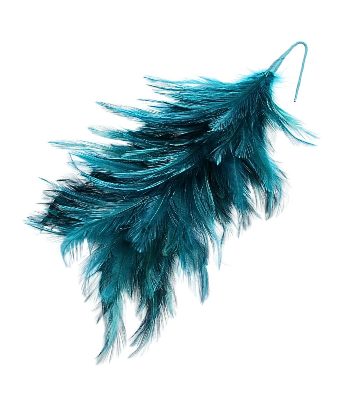 MONTAGE DE PLUMES DE COU DE COQ