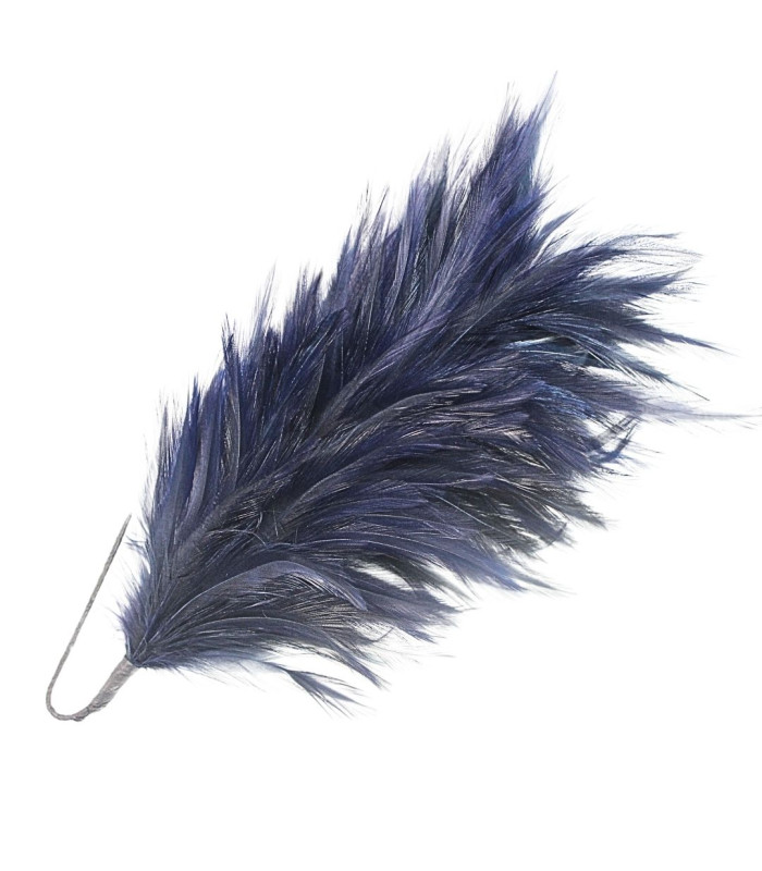 MONTAGE DE PLUMES DE COU DE COQ