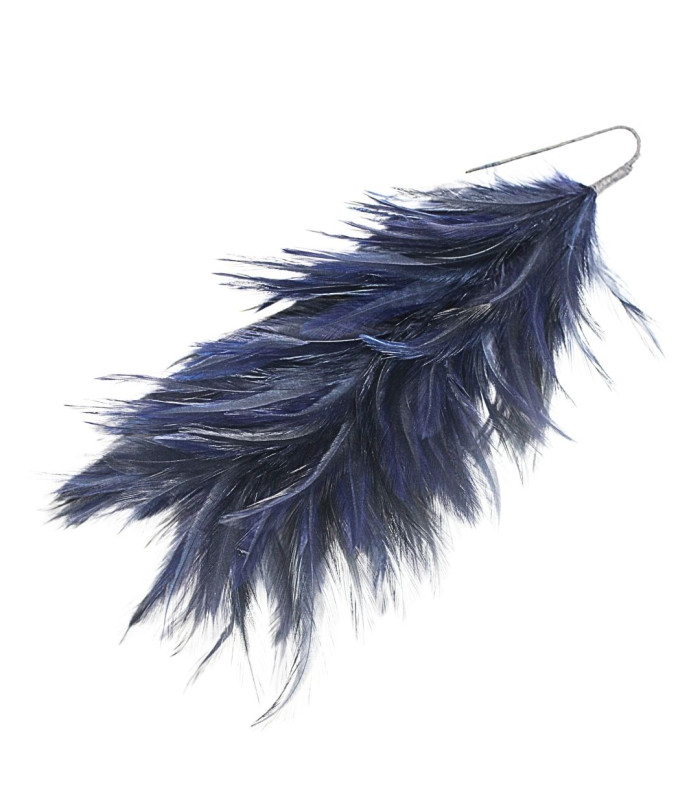 MONTAGE DE PLUMES DE COU DE COQ