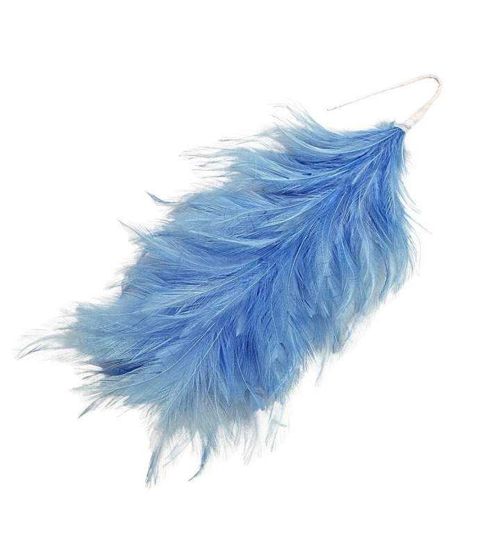 MONTAGE DE PLUMES DE COU DE COQ