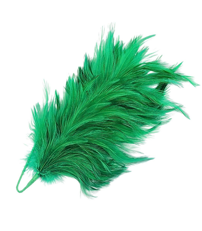 MONTAGE DE PLUMES DE COU DE COQ