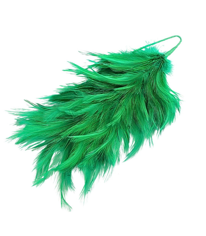 MONTAGE DE PLUMES DE COU DE COQ