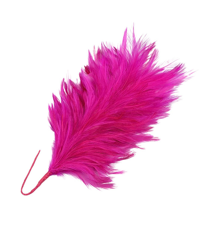 MONTAGE DE PLUMES DE COU DE COQ