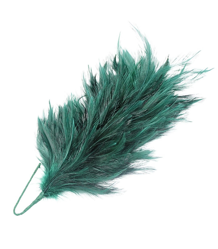 MONTAGE DE PLUMES DE COU DE COQ