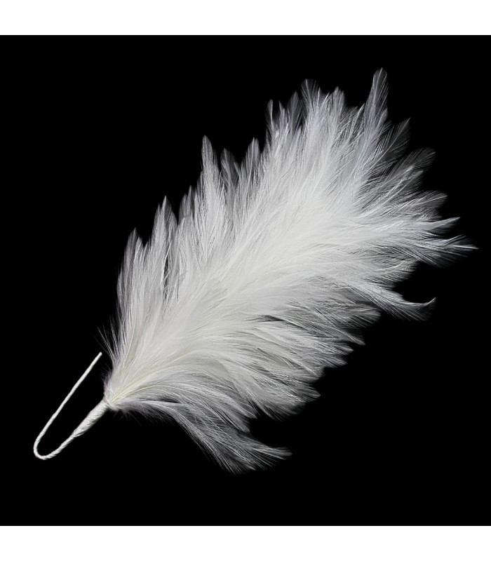 MONTAGE DE PLUMES DE COU DE COQ