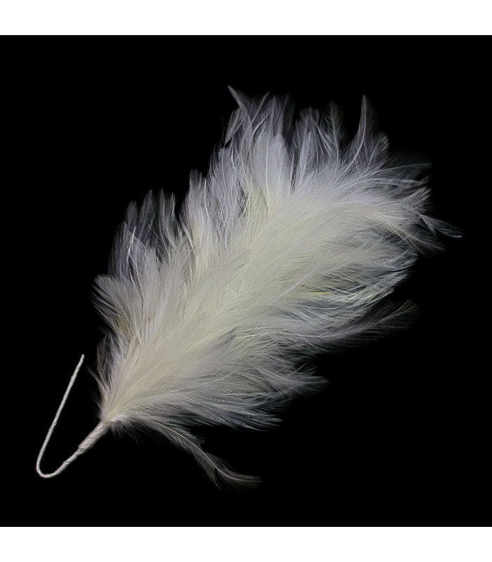 MONTAGE DE PLUMES DE COU DE COQ