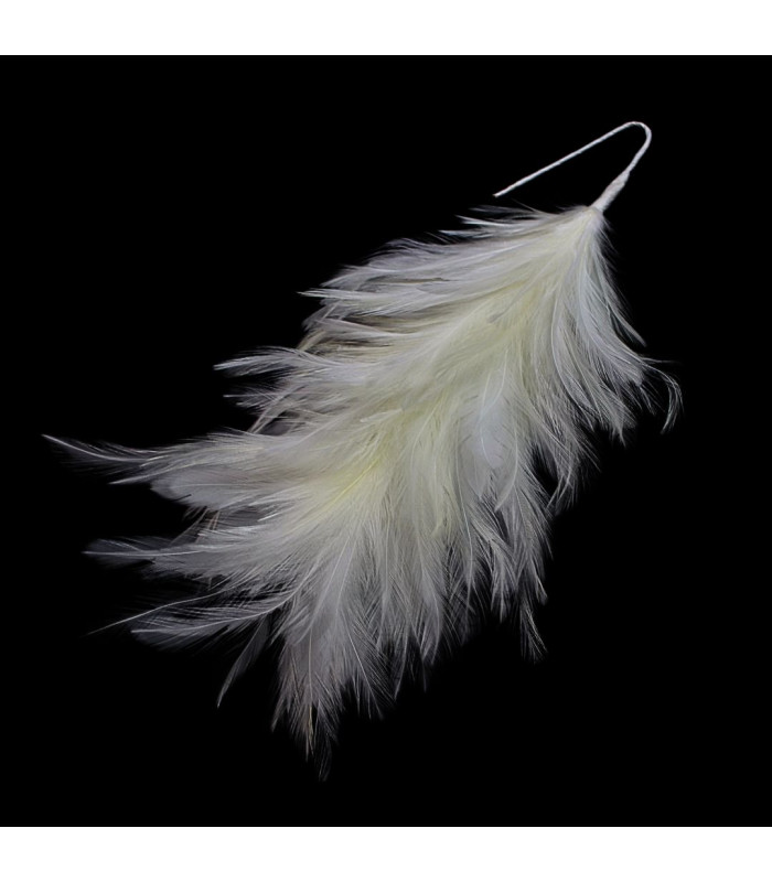 MONTAGE DE PLUMES DE COU DE COQ