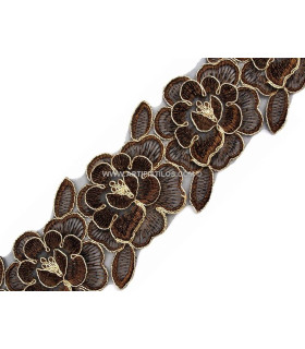 BANDE D'ORGANZA AVEC LUREX 8.5 CMS.X 1M.