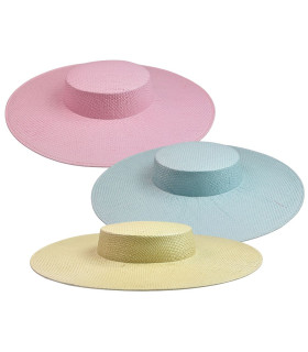 CHAPEAU EN FIBRE DE PAPIER “MAGNOLIA”