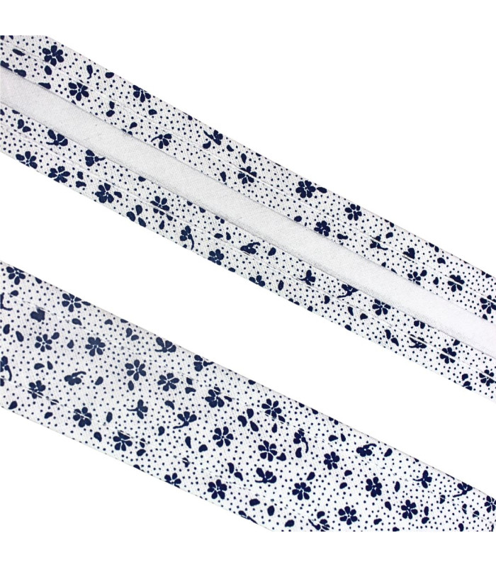 BANDE INTÉRIEURE RÉGLABLE POUR CHAPEAUX IMPRIMÉE FLEURS – 31MM X 60CM