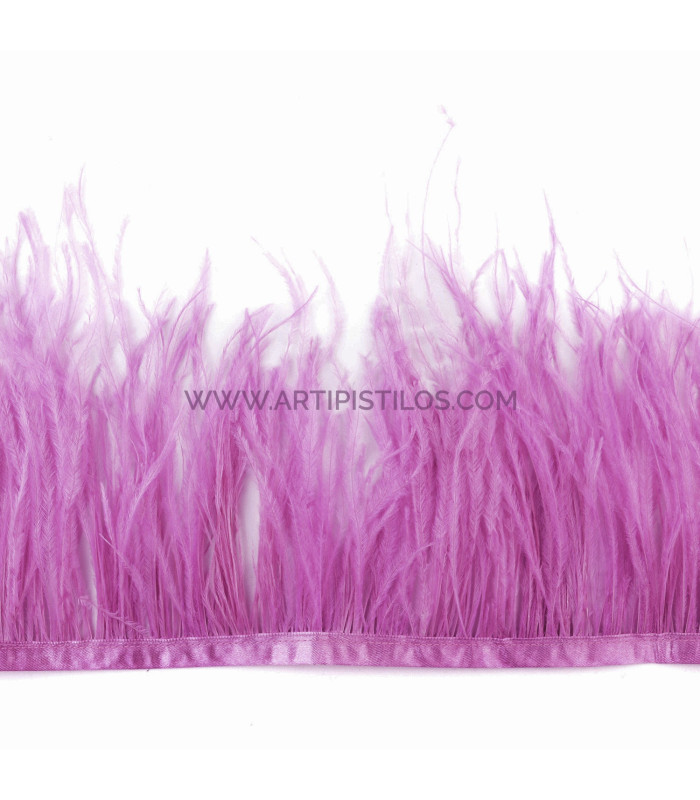FRANGE PLUMES D´AUTRUCHE - 10 CMS.