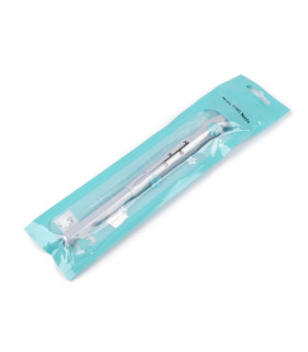 STYLO DE BRODERIE AVEC AIGUILLE PERFORATRICE CREUSE (GRIS CLAIR)