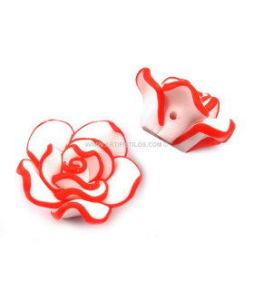 FLEUR DE FIMO 20 MM.