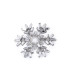 BROCHE ÉLÉGANTE FLOCON DE NEIGE – CRISTAUX BRILLANTS