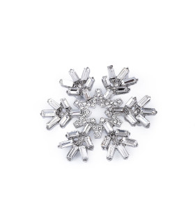 BROCHE ÉLÉGANTE FLOCON DE NEIGE – CRISTAUX BRILLANTS