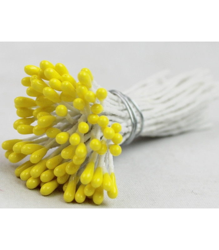 BOUQUET 80 ÉTAMINES BRILLANTES – TIGE EN FIL DE FER