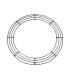 BASE EN FIL DE FER POUR COURONNES 45 CM