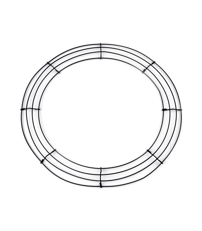 BASE EN FIL DE FER POUR COURONNES 45 CM
