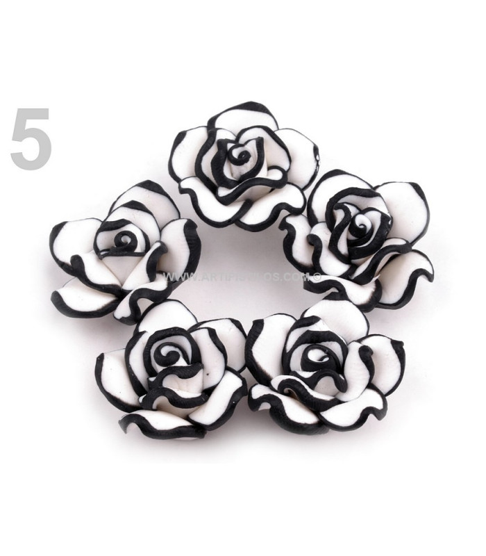 FLEUR DE FIMO 20 MM.