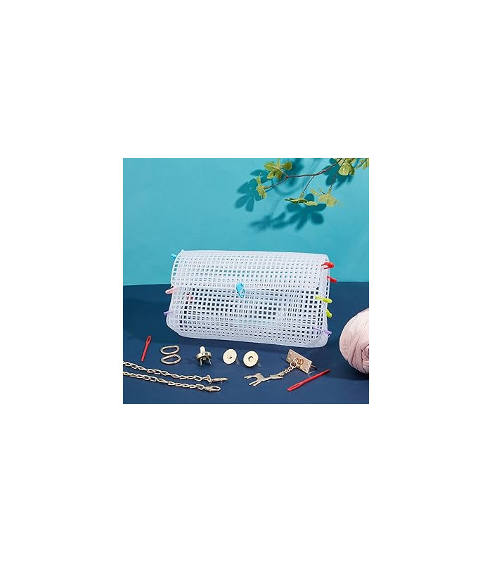TOILE PLASTIQUE POUR CRÉER DES SACS - BLANC