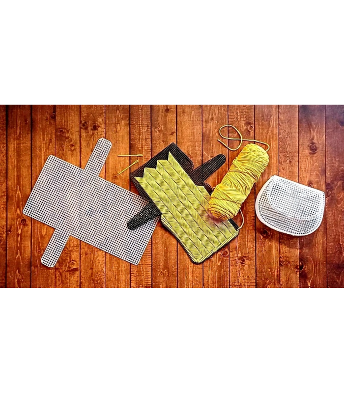 TOILE PLASTIQUE POUR CRÉER DES SACS (19 X 11 X 4 CM)