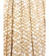 ÉCHEVEAU DE RUBAN EN PAILLE NATURELLE TRESSÉE 10mm x 45m "METROPOLITAN"