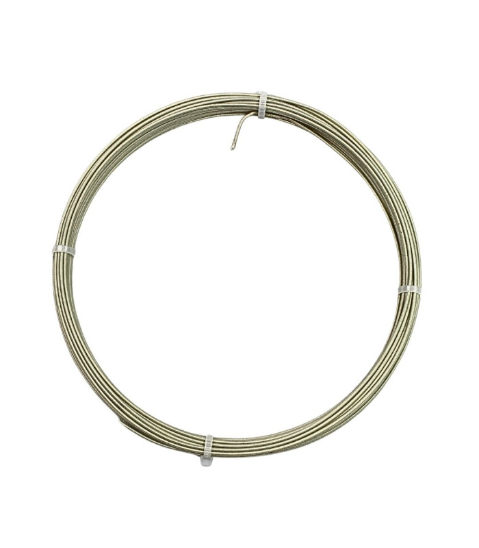 FIL DE FER RECOUVERT DE FIL DE RAYONNE 0,5 MM X 10 MTS.