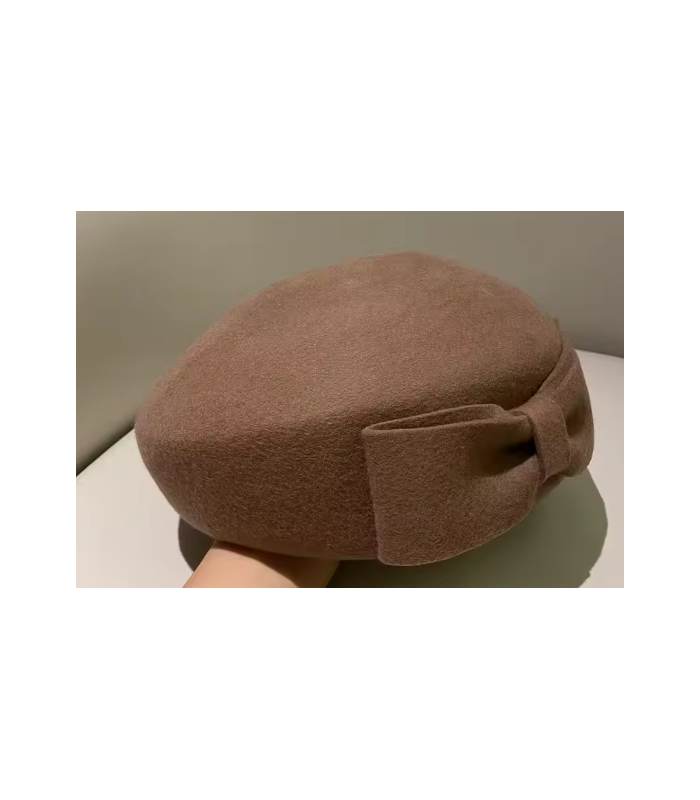 Béret femme PillBox – Feutre de laine 100 %