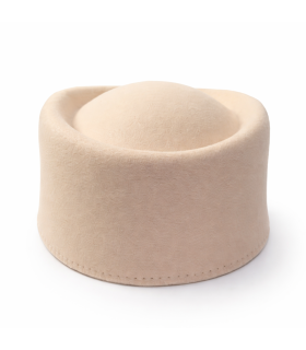 Base pillbox en feutre synthétique