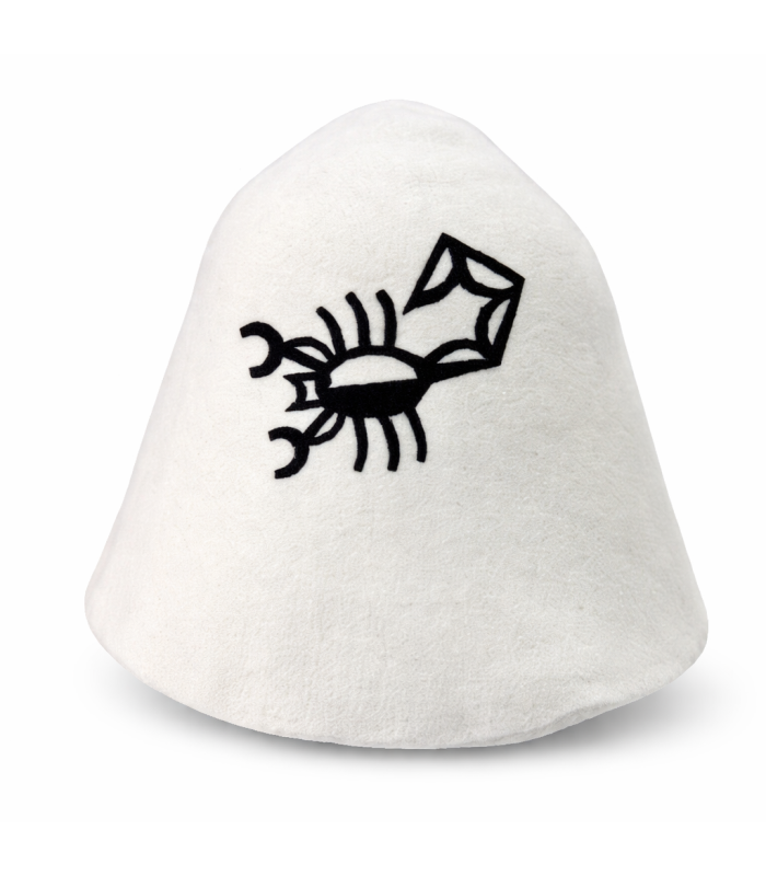 Cône en feutre imprimé 100g – Laine mérinos 100 %